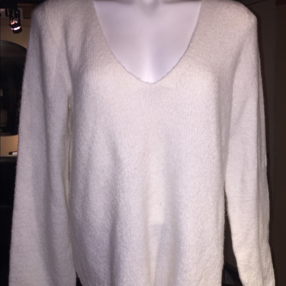White Calvin Klein sweater